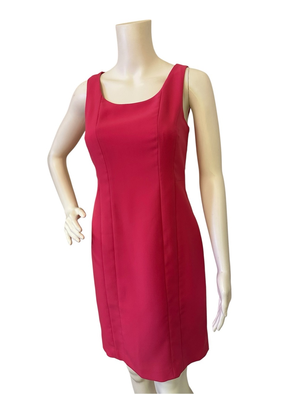 Halogen Sleek Sleeveless Pink Sheath Dress